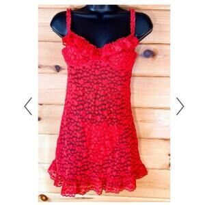 Victoria’s Secret Lacie Red Heart Slip